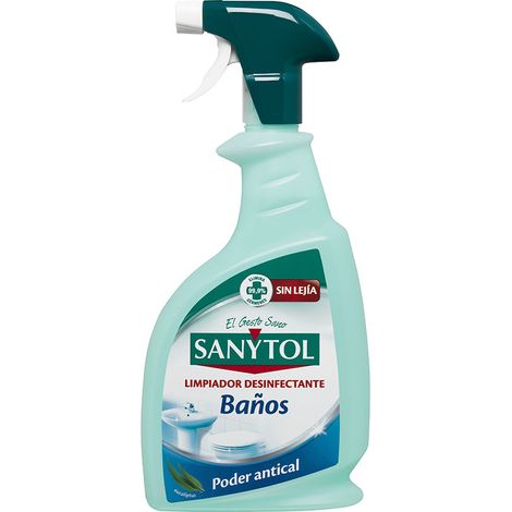 Nettoyant Salle de Bain Sanytol - Désinfectant Anticalcaire - 750ml - 95194 (1/2)