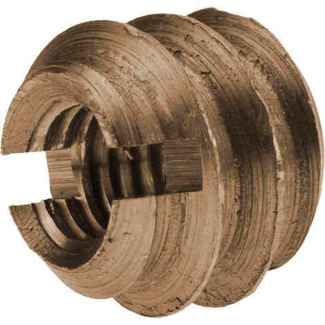 Reidl DIN 7965 Einschraubmuttern M 6 x 30, Messing blank (1/4)