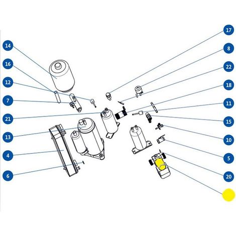 Circulateur sanitaire pour pompe à chaleur air - eau
