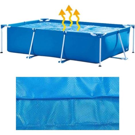 Cubierta rectangular aislante para piscina SJLERST de 300x200 cm. (1/3)
