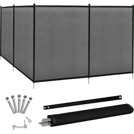 360 x 125 cm - Clôture de Protection pour Enfants - Clôture de Protection pour Piscine - Kit Complet pour Piscine enterrée (1/5)