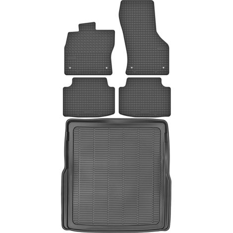 Volkswagen Passat B8 Kombi a partir de 2014 SET - Alfombrillas de goma para coche + alfombrilla para maletero