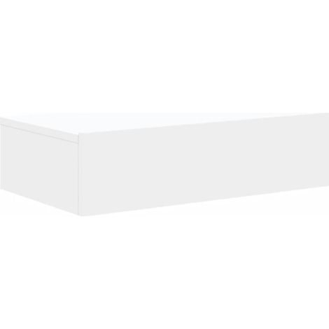 Mobile TV multimediale scaffale per televisione televisione buffet sala da pranzo soggiorno camera da letto con illuminazione a LED 60 x 35 x 15,5 cm bianco 020026951