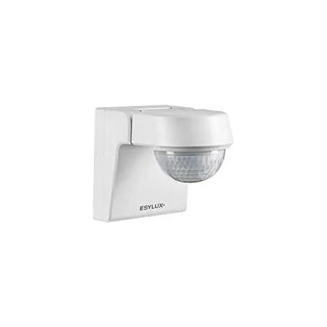 Esylux Detector de movimientos exterior blanco 230° 40m