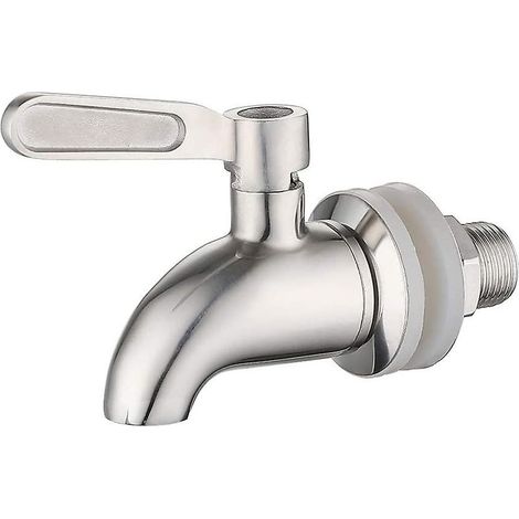 Distributeur d'eau du robinet rotatif en acier inoxydable 304 – Pour vin, bière, jus de fruit – Diamètre 16mm – Résiste à 50 millions de retournements (1/4)