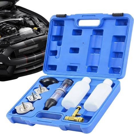 Testeur de fuites de combustion, outils de diagnostic, testeur de refroidissement de voiture, pour réparation de moteurs de voitures, camions et tracteurs (1/5)