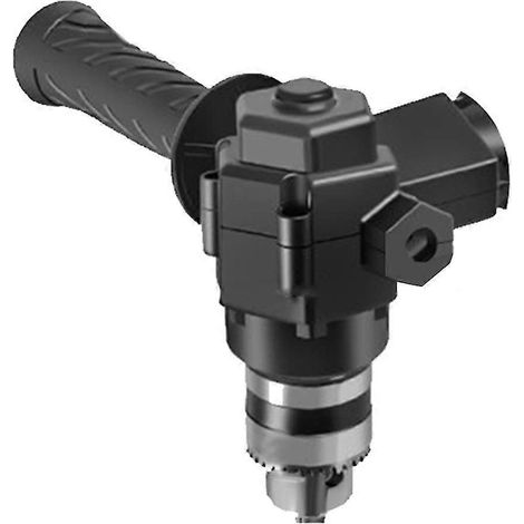 Adaptateur de perceuse à percussion portable à mandrin coudé à 90° avec rallonge d'angle droit (1/5)