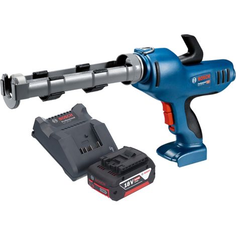 Bosch GCG 18V-310 Pistola a cartuccia professionale a batteria 18 V 310 ml 3,5 kN + 1x batteria ricaricabile 5,0 Ah + caricabatterie