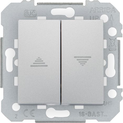SIEMENS DELTA VIVA INTERRUPTEUR VOLETS ROULANTS SILVER SIE003988