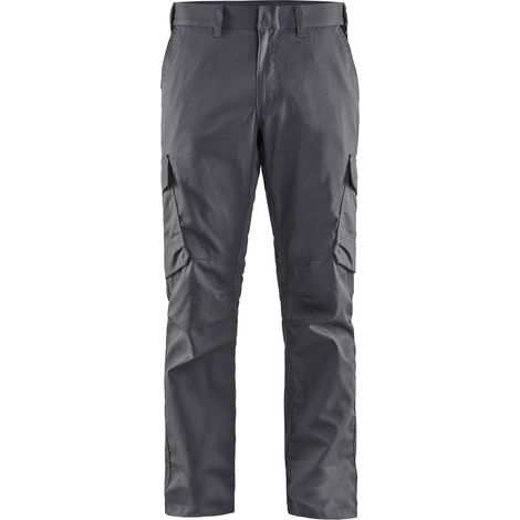 Arbeitshose für die Industrie Stretch 2D 1444 – Grau/Schwarz 5XL – FR(60) – SE(C66) – Kurz