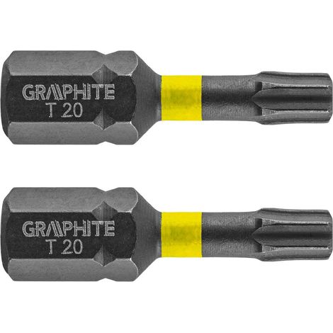 Schlagbohrer TX20 x 25 mm, 2 Stück. (1/2)