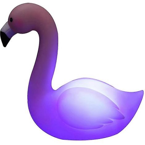 Veilleuse tactile décorative en PVC style flamant rose pour chambre à coucher (1/5)