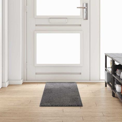 Teppichläufer Grau 50 x 200 cm 100% Polypropylen Tuft