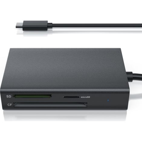 CSL USB-Adapter, Kartenlesegerät inkl. USB Kabel 3 in 1 Kartenleser mit USB 3.2 (1/5)