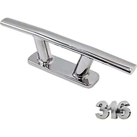 Accessoires de matériel Marin Poteau d'attache Dock Pile câble Creux l'acier Inoxydable 316 6 Pouces (1/5)