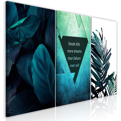 Tableau Imprimé "Jungle Dreams 3 Panneaux" 60x120cm (1/2)