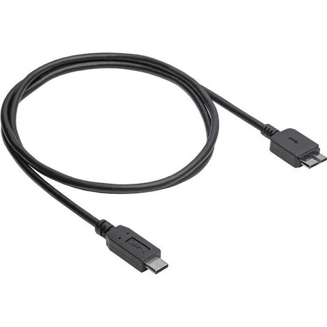 Cable Akyga AK-USB-44 Micro USB B 3.0 para unidades externas de 1 m (1/2)