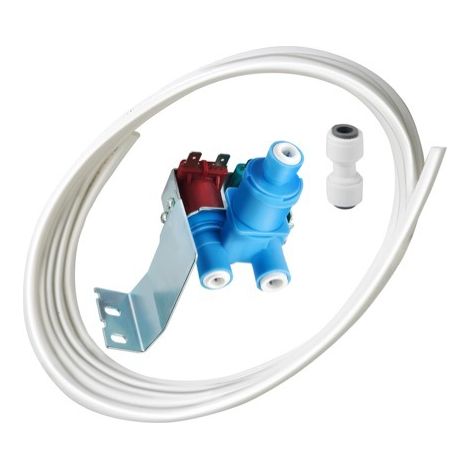 W10179146/W10408179/W10445780 est un accessoire pour réfrigérateur Whirlpool, plus précisément une vanne d'entrée d'eau pour réfrigérateur. (1/3)