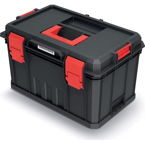 Cassetta attrezzi Kistenberg plastica ABS nero 530 x 355 mm