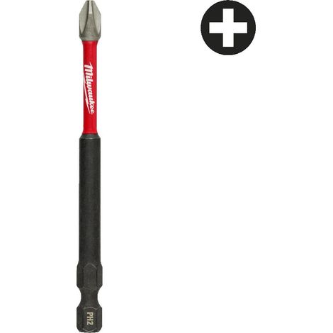 Bit Shockwave Ph2 X 90 Mm Per Avvitatori Ad Impulsi Milwaukee 4932430856