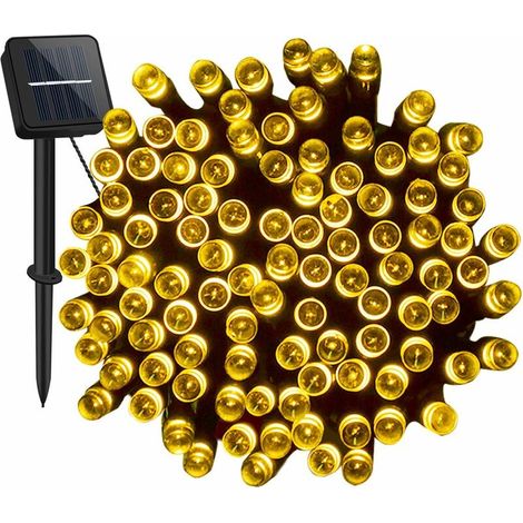 Solar String Lights Outdoor,200 LED 8 Modes 72 FT Powered Fairy Lights Waterproof for Festival Garden Yard Pathway Christmas Tree Home Wedding Party Decorations (Warm White) (1/5)