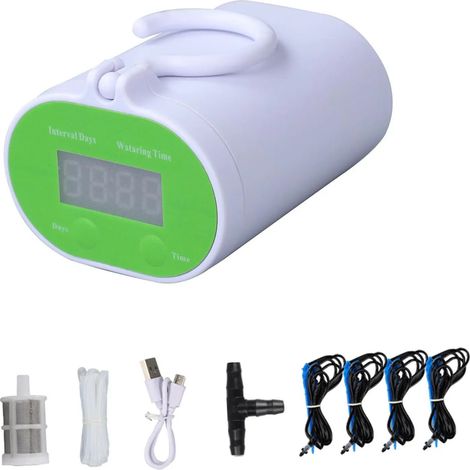 Systme darrosage automatique pour plantes en pot irrigation goutte goutte pour 4 pots (1/5)