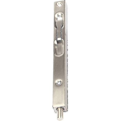 Serrure de porte allongée en acier inoxydable, verrou de porte double invisible, serrure carrée pour portes doubles, maison