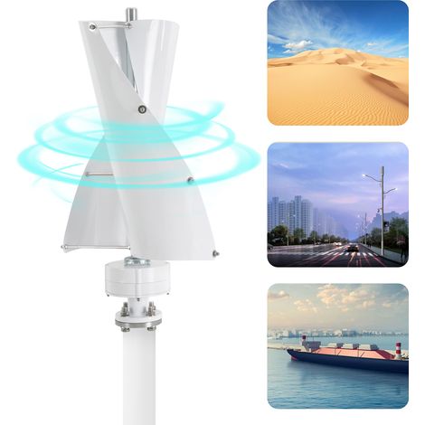Aerogenerador, generador eólico de eje vertical con controlador, aerogenerador, generación de energía eólica