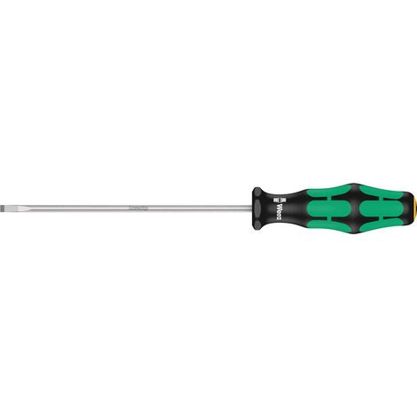 Wera 335 Officina e meccanica Cacciavite a taglio Larghezza della lama: 3.5 mm Lunghezza della lama: 125 mm