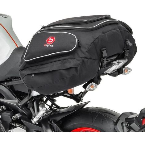 Sacoche de selle - Bagtecs X50 - 50L - Noir - Universelle pour moto et scooter