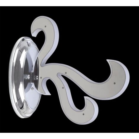 Lampada LED Fuego 1L Cromo 9W 360lm 4000K (23x12x26.5cm)