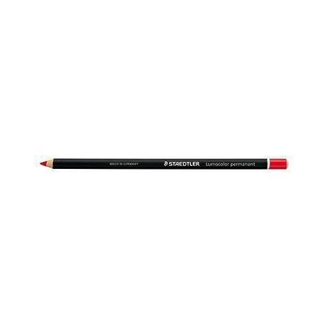 STAEDTLER Trockenmarker Lumocolor glasochrom 108 20-2 permanent rot