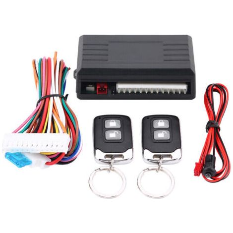 pour centralisation Voiture Universel pour Remote Central Locking Kit d'entrée sans clé, système d'ouverture pour Coffre de Voiture Système d'entrée sans clé Verrouillage de Porte Kit de cont