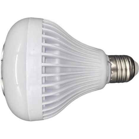 Ampoule LED Bluetooth RGB 12W Multicolore Ajustable Sans Fil pour Bar Restaurant, Lumière Intelligente en Plastique (1/5)