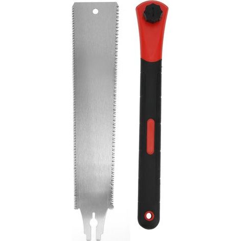Scie à Main Double Tranchant avec Poignée TPR pour Travail du Bois, Outils de Coupe SK5 (1/5)