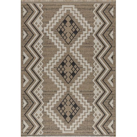 Tapis tissé extérieur intérieur Tulum Jute - 120 x 170 cm (1/4)