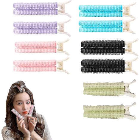 Set mit 10 Volumen-Haarspangen, Ansatzclips für voluminöses Haar, DIY-Lockenwickler für langes und kurzes Haar, 5 Farben (1/5)