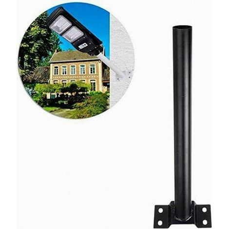 Trade Shop - Staffa Palo Per Lampione Solare Stradale Supporto In Metallo Staffa Muro Parete - (1/5)