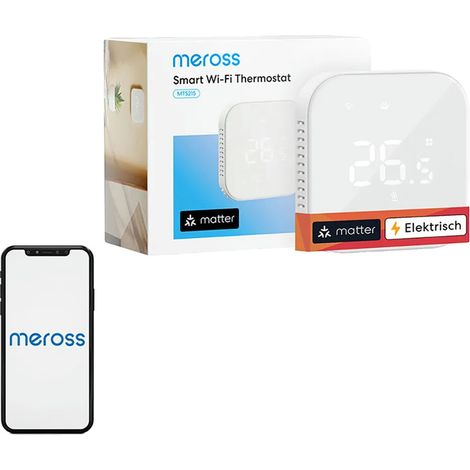 Thermostat intelligent WiFi Meross MTS215MA(EU) (Matière)