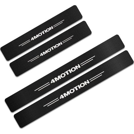 (Pour 4Motion) 4 autocollants de seuil de porte pour VW Volkswagen TSI TDI 4Motion Tiguan Passat B5 B6 Polo Golf 7 6 4 5 3 Beetle Touareg Accessoires (1/3)