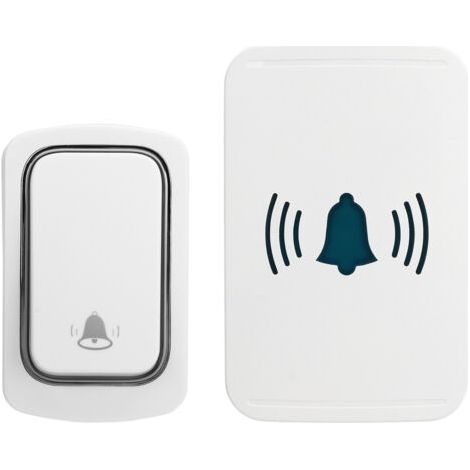 Sonnette intelligente WiFi IP54 étanche 5 niveaux Volume 2.4G WIFI LED sonnette sans fil (1/5)