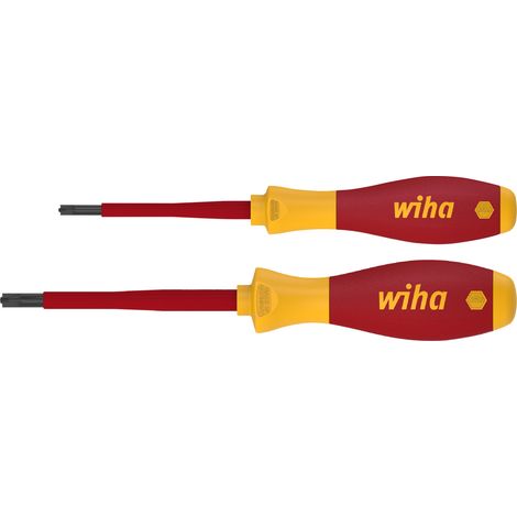 Wiha Set di giravite SoftFinish® electric Positivo-negativo/Pozidriv, 2 pz. (32282)