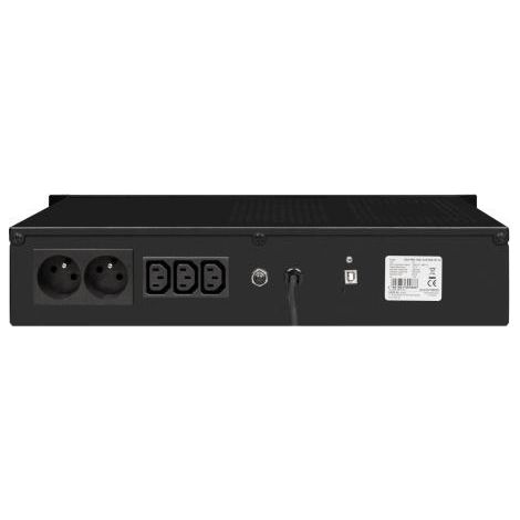 Gruppo di continuitA Ever UPS Rack 1000VA Nero [W/EAVRRM-001K00] (1/5)