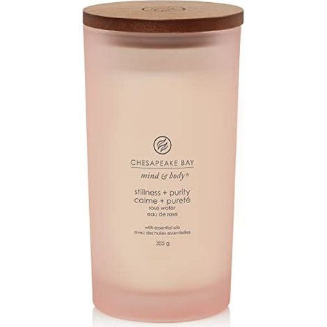 CHESAPEAKE BAY STILLNESS + PURITY BOUGIE EN CIRE CYLINDRE ROSE 1 PIÈCE(S) (10.PT408.095E) CHESAPEAKE BAY CANDLE PT40895E (1/3)