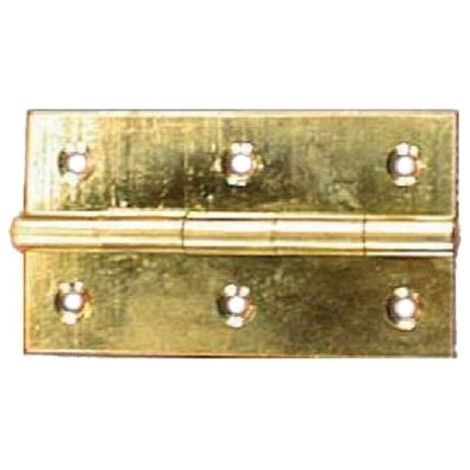 BISAGRA RECTANGULAR LATÓN PULIDO 69/30X19 MM - MONIN - 0691040