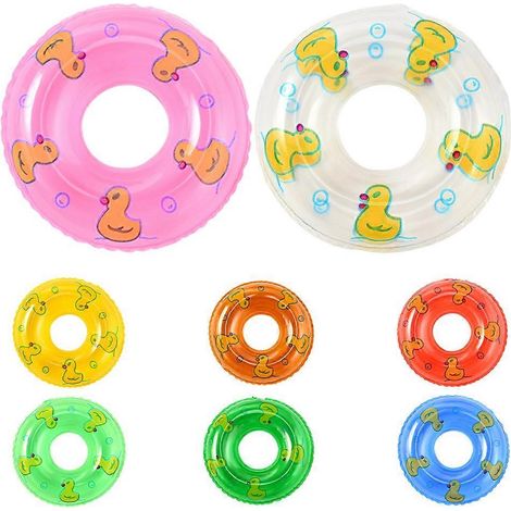 Lot de 8 petites bouées flottantes pour photos, idéales pour la piscine, la baignoire et le bain. (1/5)
