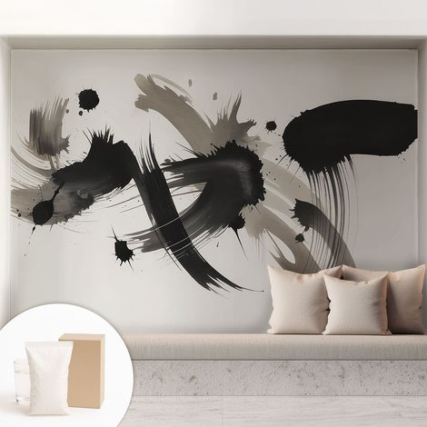 Carta Da Parati - Murale Alla Moda Decorazione - Camera Da Letto - Con Colla Gratuita Espressione astratta 208x146 cm (1/5)