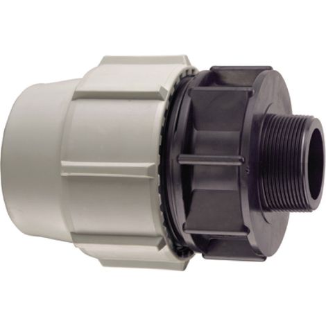 Raccordo Diritto a Compressione Maschio Femmina Ø 16 x 1/2 PN16 PSN