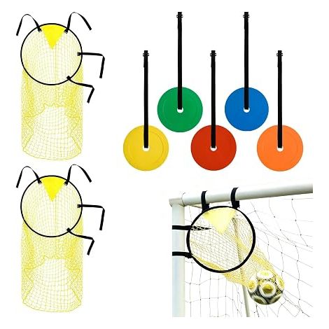 Ensemble Filet de But de Foot avec 5 Cibles pour Enfants (1/4)
