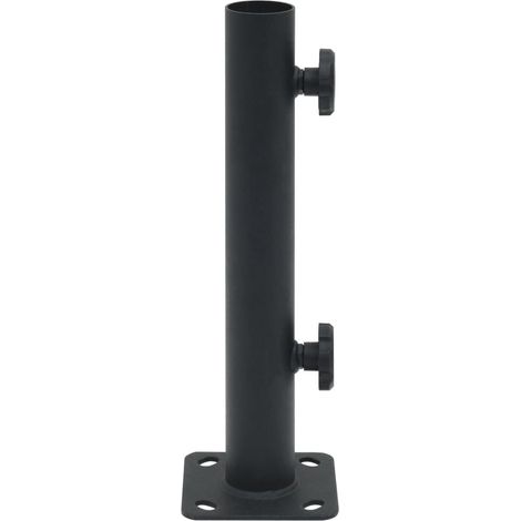 Base de parasol pour mât 32/34/38 mm noir mat acier CFW42184 (1/5)